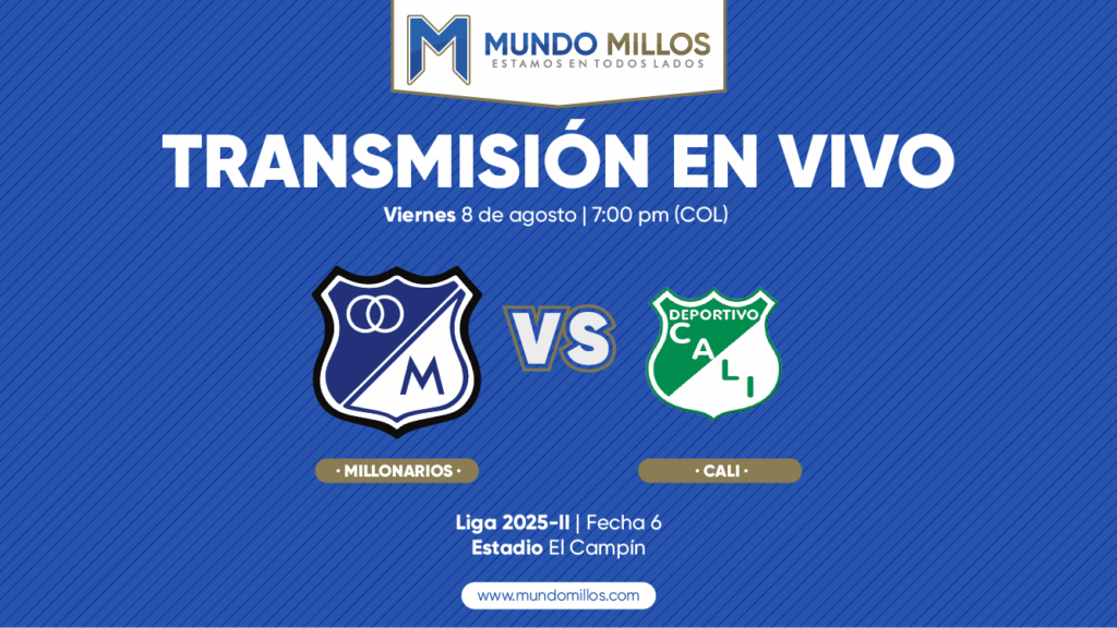 Millonarios vs Cali 2025
