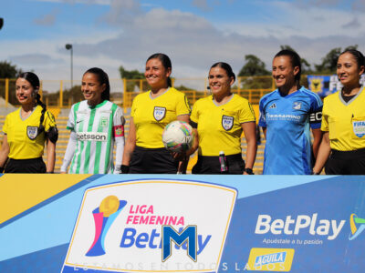 Érika Sánchez, árbitro de Millonarios vs Nacional Liga Femenina 2025