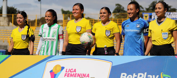 Érika Sánchez, árbitro de Millonarios vs Nacional Liga Femenina 2025