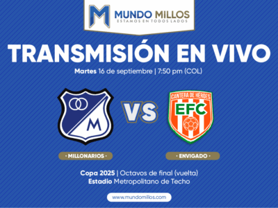 En vivo Millonarios vs Envigado Copa 2025