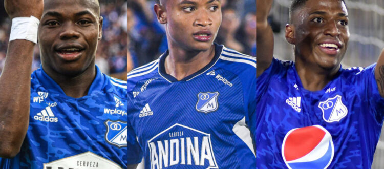 Andrés Gómez, Óscar Cortés y Emerson Rodríguez