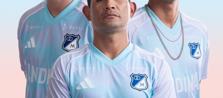 Camiseta visitante Millonarios 2026